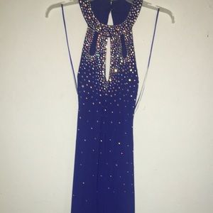 Royal blue prom dress